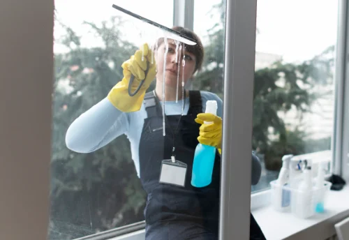 Nettoyage de vitres intérieures et extérieures à Saint-Bonnet-de-Mure